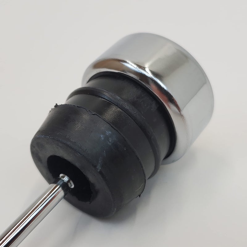 Billet Proof Designs Chrome Shorty Style Maltese Cross Oil Tank Dipstick - Fits 1979-2003 Harley Sportster XL and 1984-1999 Harley Softail Models - Replaces HD Part# 62595-82A - Image 5